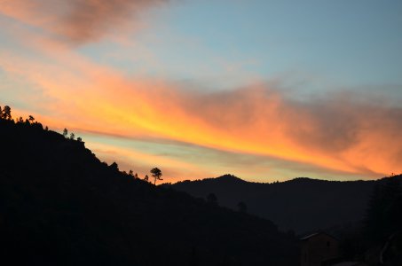 Sunset-mountain-landscape