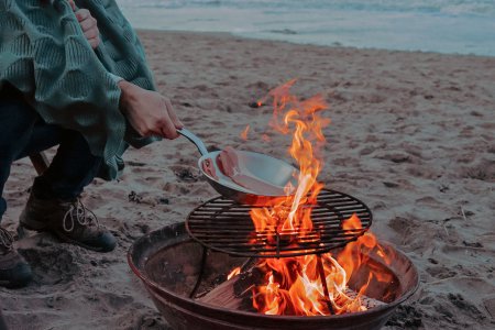 Camping cooking utensils. Camping gear essentials