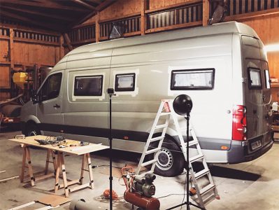 Uitbreiding campervan