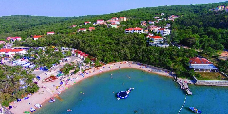 Croatian campground Slamni