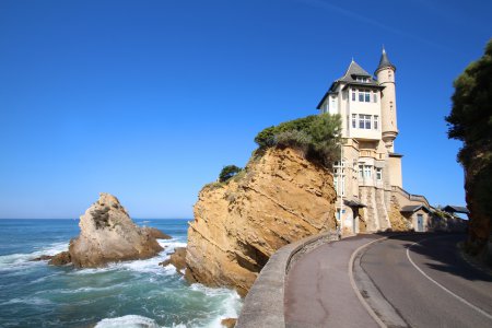 Het strand van la Côte des Basques