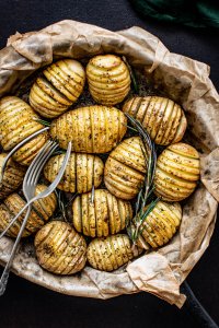 Hasselback Potatoes