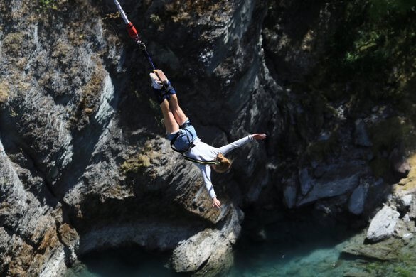 New Zealand Travel. Bungee jumping
